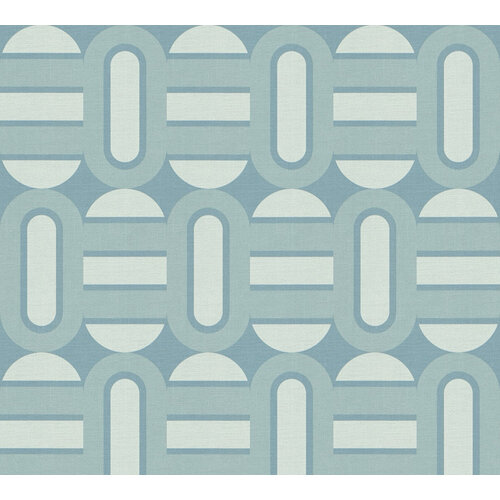 AS Creation Retro Chic - Turquoise - Retro - 395364