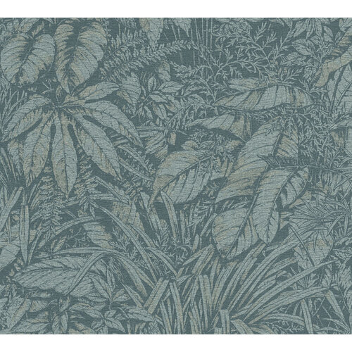 Livingwalls Smart Surfaces - Blauw - Floraal - 395603