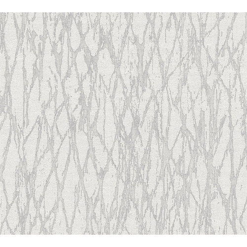 Livingwalls Smart Surfaces - Wit - Metallic - 395632