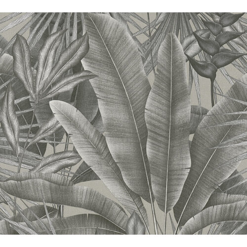 Livingwalls Stories of Life - Grijs  - Planten - 396473