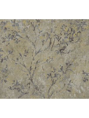 Livingwalls Stories of Life - Grijs - Planten - 396501