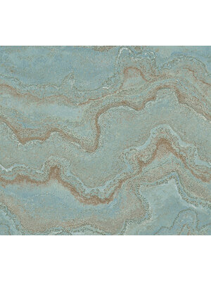 Livingwalls Stories of Life - Turquoise  - Steen - 396591