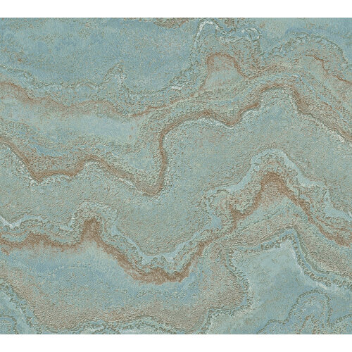 Livingwalls Stories of Life - Turquoise  - Steen - 396591