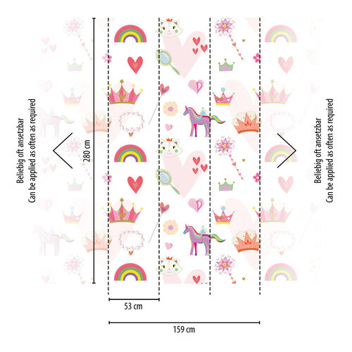 Livingwalls The Wall II - Bont - Prinsessen - 391931