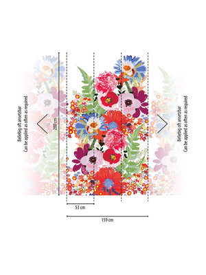 Livingwalls The Wall II - Bont - Floral - 392071