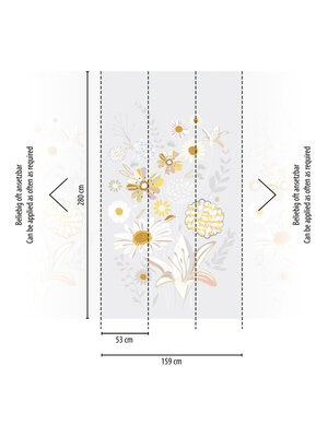 Livingwalls The Wall II - Grijs - Floral - 392101 Livingwalls The Wall II - Grijs - Floral - 392101