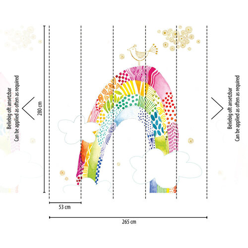 Livingwalls The Wall II - Bont - Regenbogen - 392151 Livingwalls The Wall II - Bont - Regenbogen - 392151