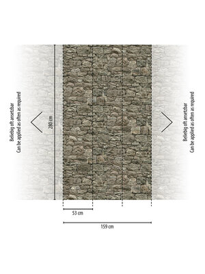 Livingwalls The Wall II - Grijs - Steenlook - 393171 Livingwalls The Wall II - Grijs - Steenlook - 393171