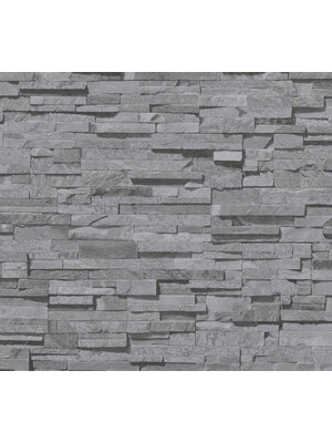 AS Creation Elements 2 - Grijs - Steenlook - 388163