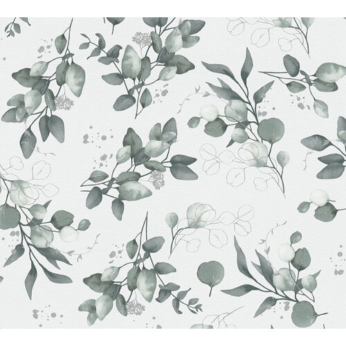 AS Creation Pure Elegance - Wit - Blätter - 397682 AS Creation Pure Elegance - Wit - Blätter - 397682