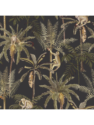 Dutch Wallcoverings Arboretum - Ateles Charcoal - Antraciet Dutch Wallcoverings Arboretum - Ateles Charcoal - Antraciet