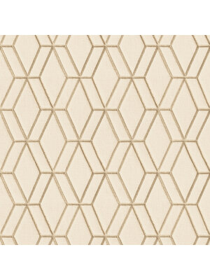 Dutch Wallcoverings Wallstitch/Bs1 Hexagonal - Beige