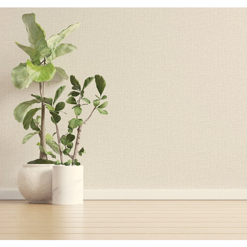 Dutch Wallcoverings Eleganza - Tessuto Plain Dove - Beige