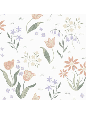 Dutch Wallcoverings Langenas - Tulpandans Pastel - Beige