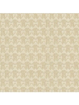 Dutch Wallcoverings FC Roberto Cavalli 9- logo beige - 21036
