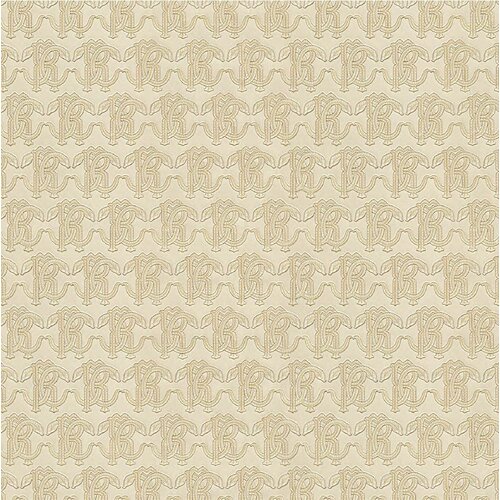 Dutch Wallcoverings Roberto Cavalli 9 - Logo - Beige