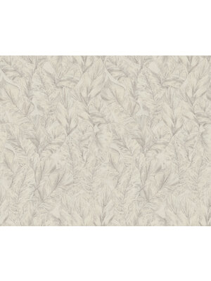 Dutch Wallcoverings FC Roberto Cavalli 9- bladeren beige - 21074
