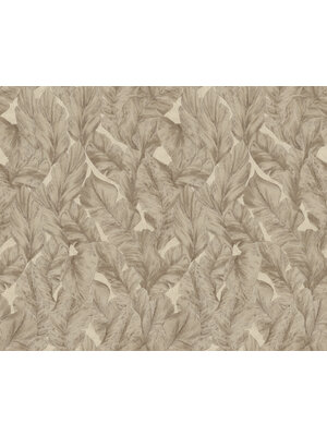 Dutch Wallcoverings FC Roberto Cavalli 9- bladeren beige - 21076