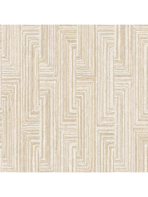 Dutch Wallcoverings Santa Fé Retro String Motif - Beige
