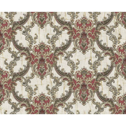 Dutch Wallcoverings Yudashkin 5 10X1,06M - Beige/Bordeaux/Goud