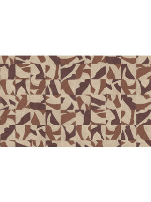 Dutch Wallcoverings FC Roberto Cavalli 9- blok bei/brn - 21061