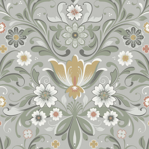 Dutch Wallcoverings Sunnano - Östanskär Beige/Yellow - Beige/Geel