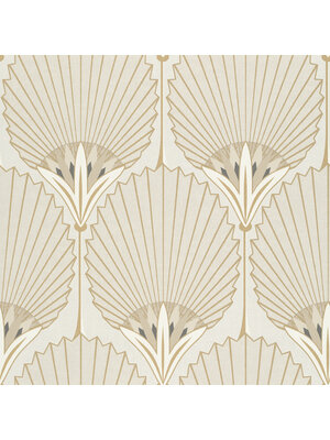 Dutch Wallcoverings Asperia - Nile Palm - Beige/Goud