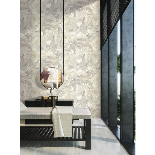 Dutch Wallcoverings Carrara Best - Beige/Goud
