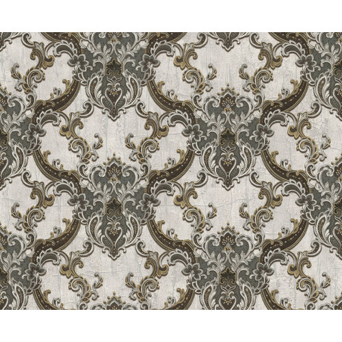 Dutch Wallcoverings Yudashkin 5 10X1,06M - Beige/Goud/Zwart