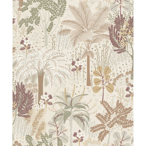 Dutch Wallcoverings Asperia - Louan - Beige/Groen