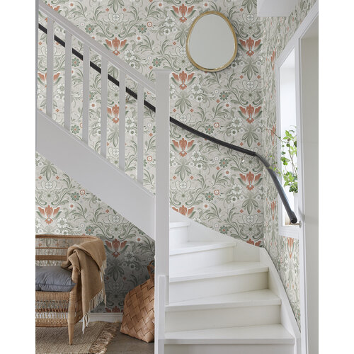Dutch Wallcoverings Sunnano - Östanskär Beige/Green - Beige/Groen