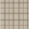 Dutch Wallcoverings Sauvage Ruit - Beige/Rood