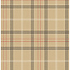 Dutch Wallcoverings Sauvage Ruit - Beige/Rood