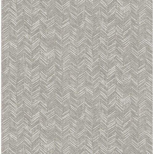 Dutch Wallcoverings Euphorie - Visgraat - Beige/Zilver