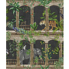 Dutch Wallcoverings Cascading Gardens - Petra - Black