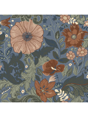 Dutch Wallcoverings Angas - Victoria Blue - Blauw Dutch Wallcoverings Angas - Victoria Blue - Blauw
