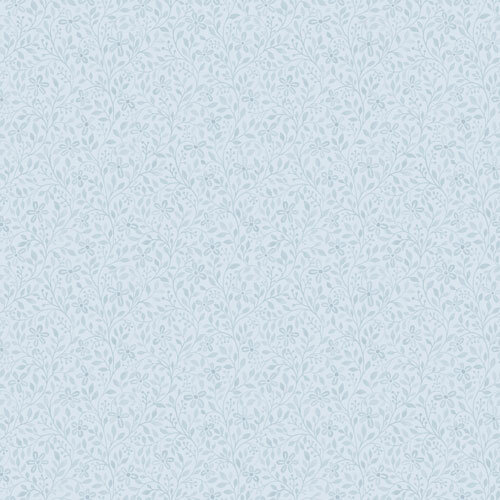 Dutch Wallcoverings Blomstermala - Alva Blue - Blauw