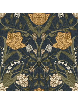 Dutch Wallcoverings Gronhaga - Filippa Blue - Blauw