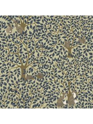 Dutch Wallcoverings Gronhaga - Per Blue - Blauw Dutch Wallcoverings Gronhaga - Per Blue - Blauw