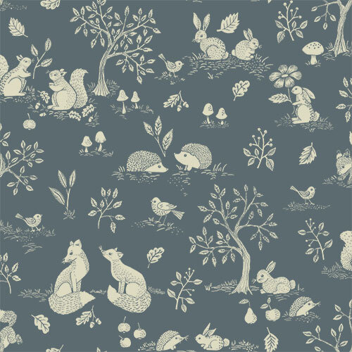 Dutch Wallcoverings Gronhaga - Ivar Blue - Blauw