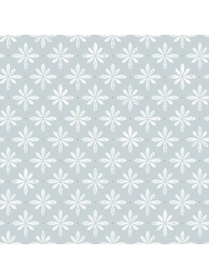 Dutch Wallcoverings FC Havsblick- Flora Blue - 39008
