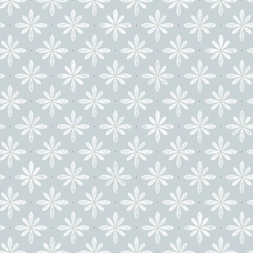 Dutch Wallcoverings Havsblick - Flora Blue - Blauw