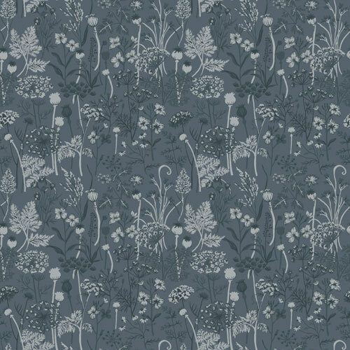 Dutch Wallcoverings Havsblick - Dara Blue - Blauw