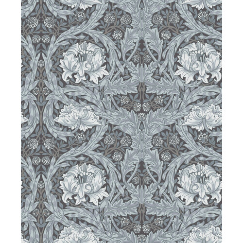 Dutch Wallcoverings Hidden Tr2 -African Marigold Blue - Blauw