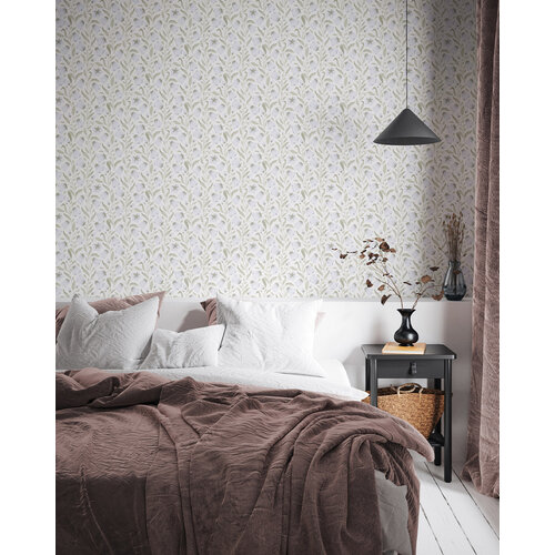 Dutch Wallcoverings Klara & Tove - Blåklocka Blue - Blauw
