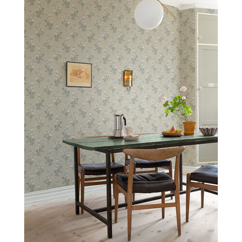 Dutch Wallcoverings Langenas - Kaprifol Blue - Blauw