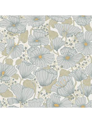 Dutch Wallcoverings Lina II - Matilda Blue - Blauw Dutch Wallcoverings Lina II - Matilda Blue - Blauw