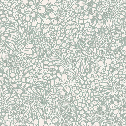 Dutch Wallcoverings Lina II - Siv Light Blue - Blauw