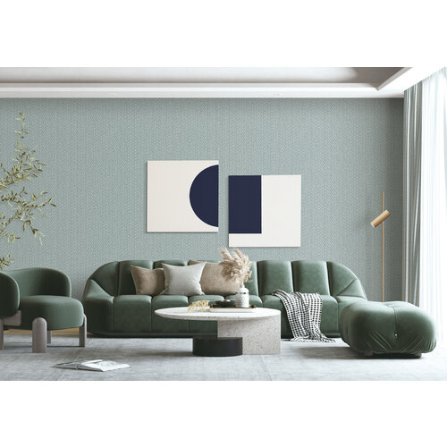 Dutch Wallcoverings Luxury Colors Knotted Twist Blue - Blauw