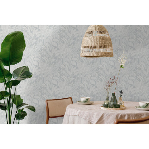 Dutch Wallcoverings Sahara - Oasis Sky Blue - Blauw